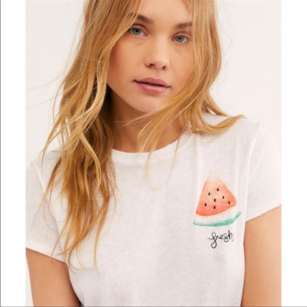 Free People Watermelon T-Shirt